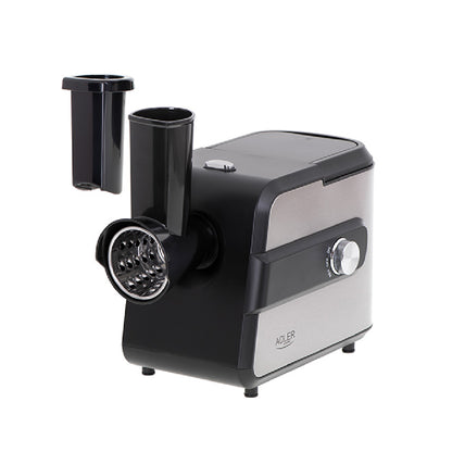 Adler | AD 4813 | Meat mincer with a shredder | 2000W max | 1 kg/min | 2 speeds | Silver/Black