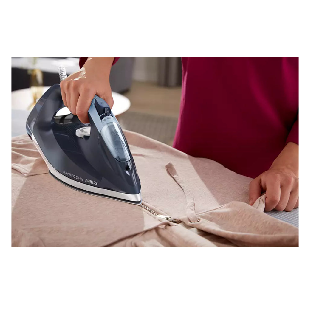 Philips | DST7030/20 | Steam Iron | 2800W | Continuous steam 50 g/min | Steam boost 250 g/min | Dark Blue
