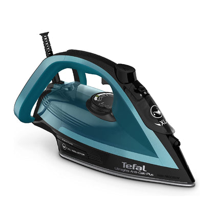 Tefal | FV6832E0 | Steam Iron | Ultraglide Plus | 2800W | Continuous steam 50 g/min | Steam boost 260 g/min | Black/Blue