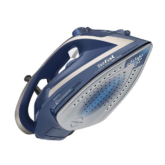 Tefal | FV6830E0 | Steam Iron | Ultraglide Plus | 2800W | Continuous steam 50 g/min | Silver/Blue
