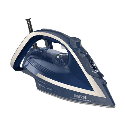 Tefal | FV6830E0 | Steam Iron | Ultraglide Plus | 2800W | Continuous steam 50 g/min | Silver/Blue