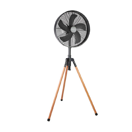 Camry Premium | CR 7329 | Cooling fan | Floor-standing | 100W | 40cm | 3 speeds | 250° oscillation | Black / Pine wood