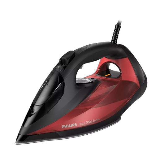 Philips | DST7022/40 | Steam Iron | Azur Series 7000 | 2800W | Continuous steam 50 g/min | Red / Black