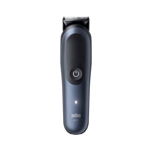 Braun | All-in-One Series 7 AIO7540 | Grooming Kit | 11in1 | Cordless | 14 length settings | Waterproof | Black / Blue