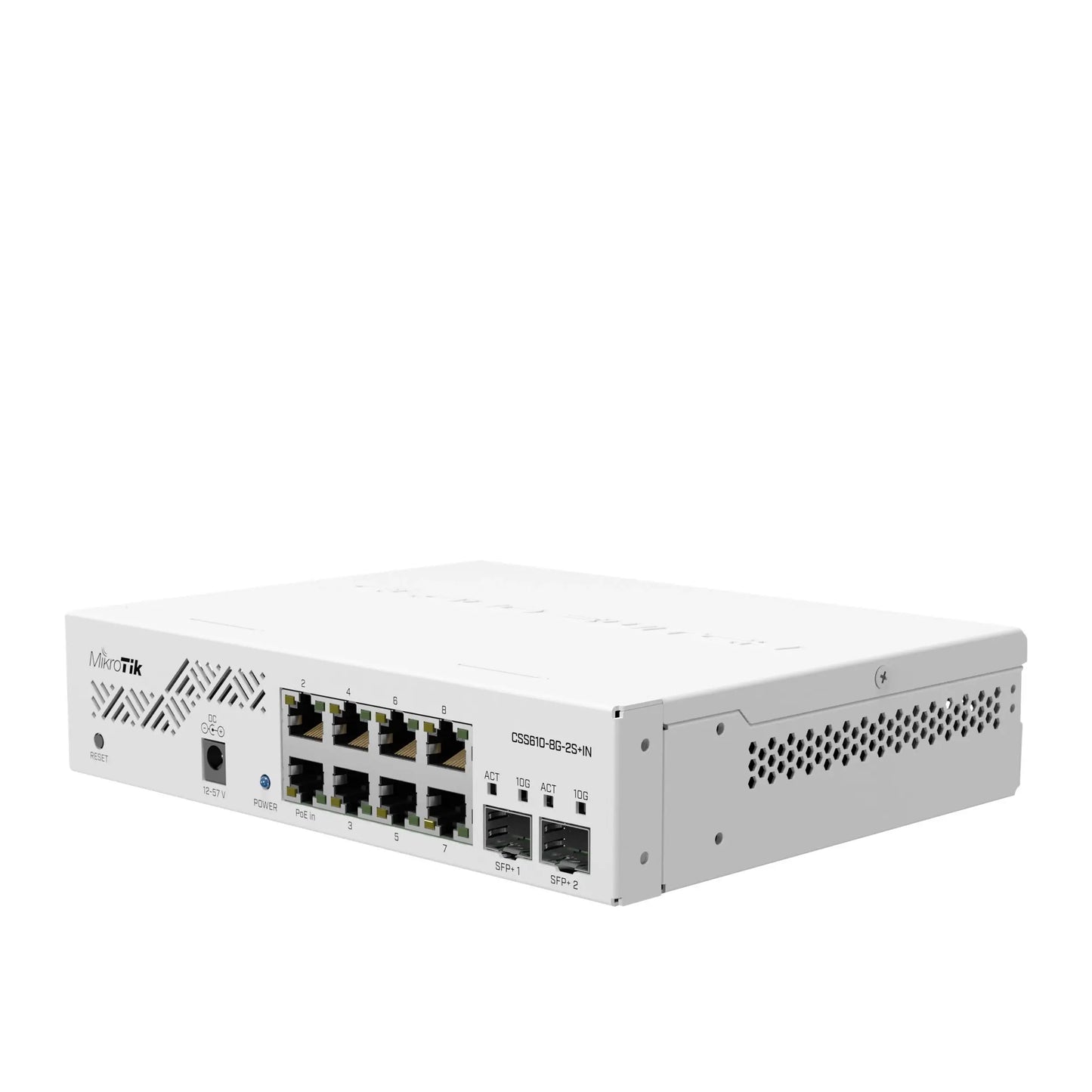 MikroTik | Cloud Smart Switch | CSS610-8G-2S+IN | Switch | 10 ports - smart | Rack-mountable