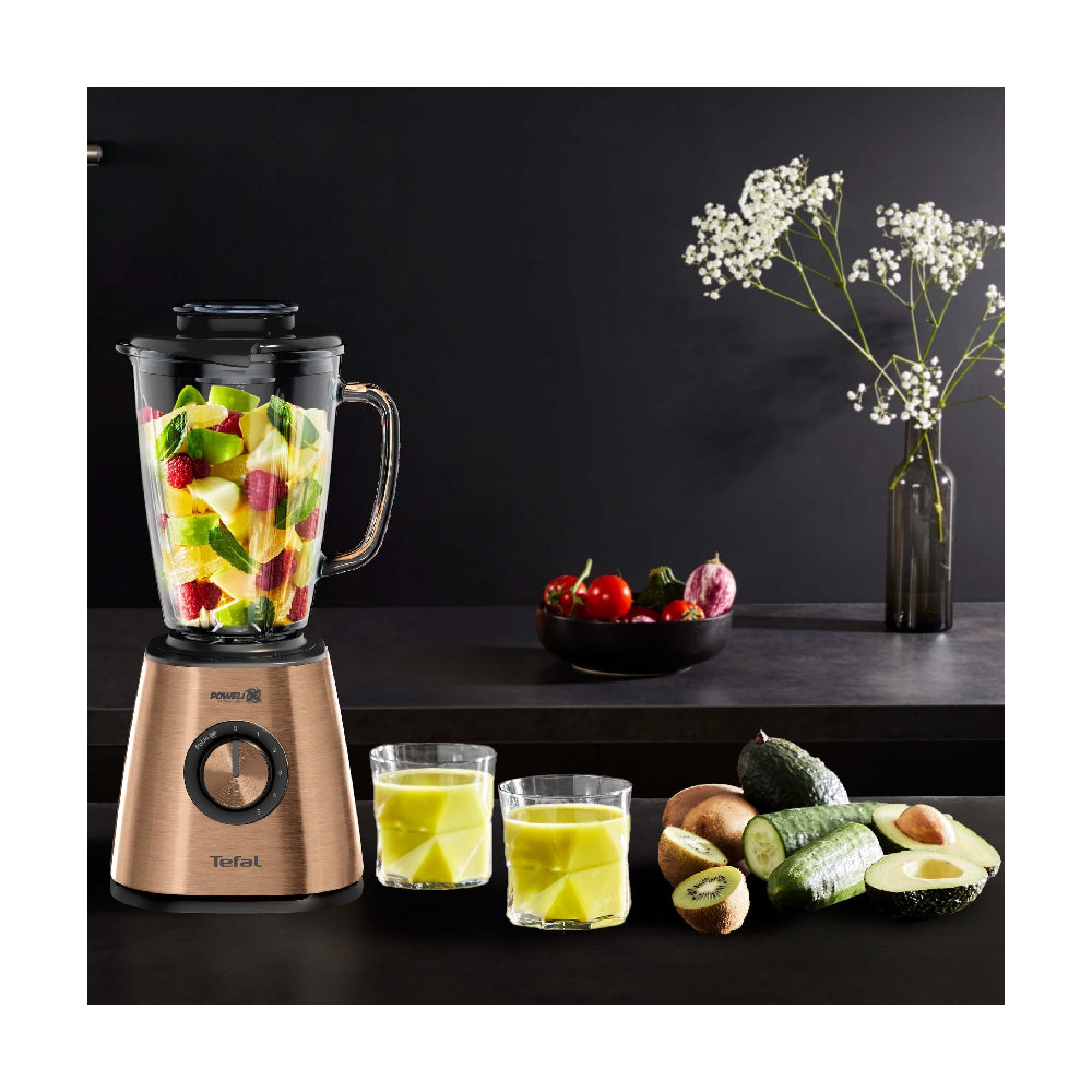 Tefal | BL439G10 | Blender | BlendForce | Tabletop | 800W | 1.75L | Glass jar | Ice crushing | Copper