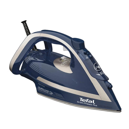 Tefal | FV6872E0 | Steam Iron | Smart Protect Plus | 2800W | Continuous steam 40 g/min | Blue / Silver