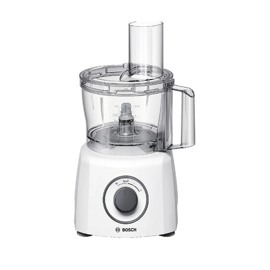 Bosch | MCM3110W | Food processor | MultiTalent 3 | 800W | 2.3L | 2 speeds | White / Grey