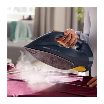Philips | DST7060/20 7000 Series | Steam Iron | Azur Series 7000 | 3000W | Continuous steam 55 g/min | Steam boost 250 g/min | Blue / Yellow