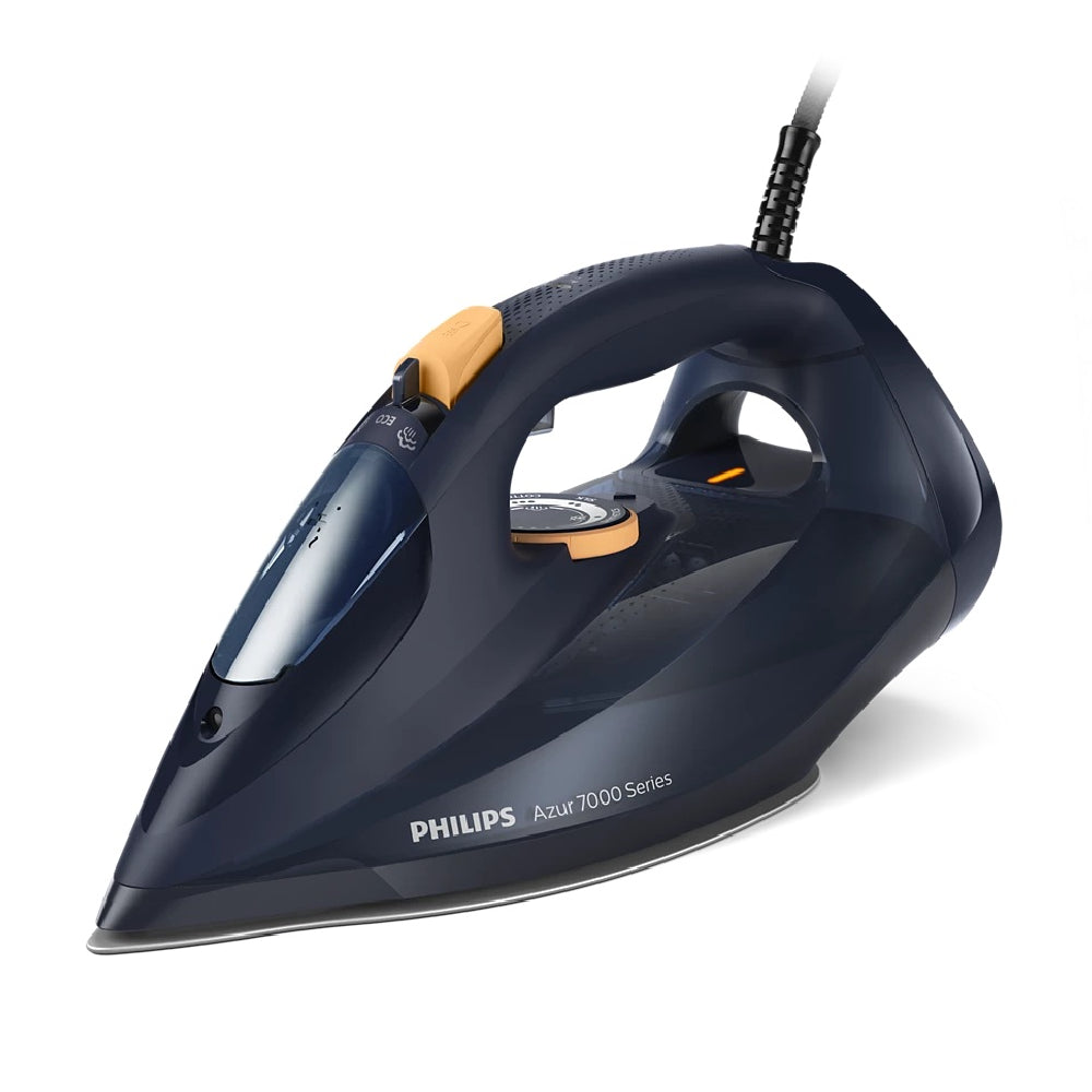 Philips | DST7060/20 7000 Series | Steam Iron | Azur Series 7000 | 3000W | Continuous steam 55 g/min | Steam boost 250 g/min | Blue / Yellow