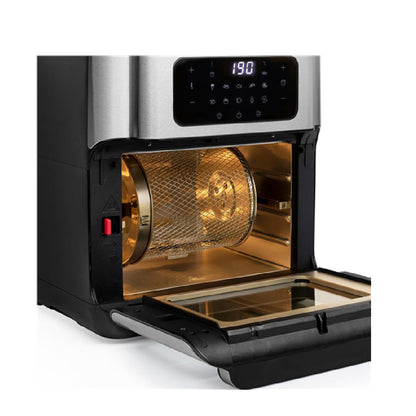 Princess | 182065 | Aerofryer Oven | 1500W | 10L | 10 programs | LCD display | Black / Stainless Steel