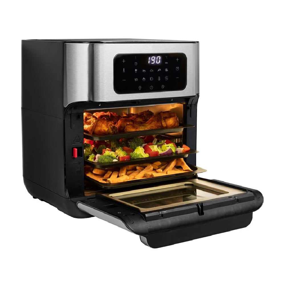 Princess | 182065 | Aerofryer Oven | 1500W | 10L | 10 programs | LCD display | Black / Stainless Steel