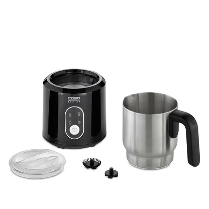 Caso Design | Crema & Choco | Milk frother | 500W | 4 functions | Hot chocolate mode | Stainless steel | Black