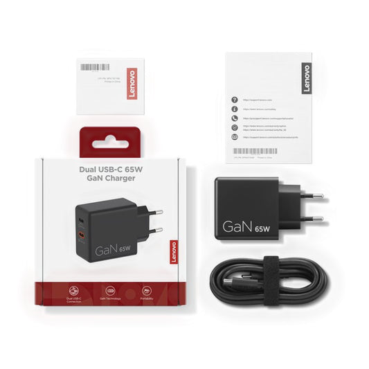 Lenovo | Power Adapter | G0A6065BEU | 65 W | GaN | Black