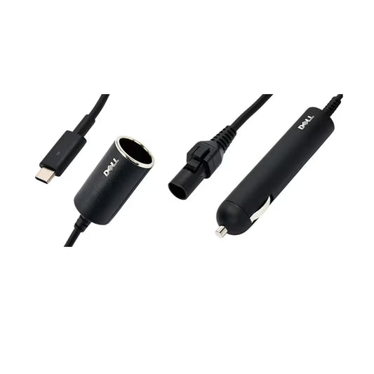 Dell | Car & Airplane Power Adapter | 450-AFLE | 65 W | Black