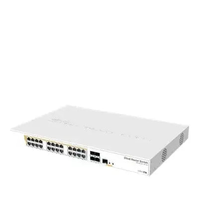 MikroTik | Cloud Router Switch | CRS328-24P-4S+RM | Switch - 28 ports | Rack-mountable