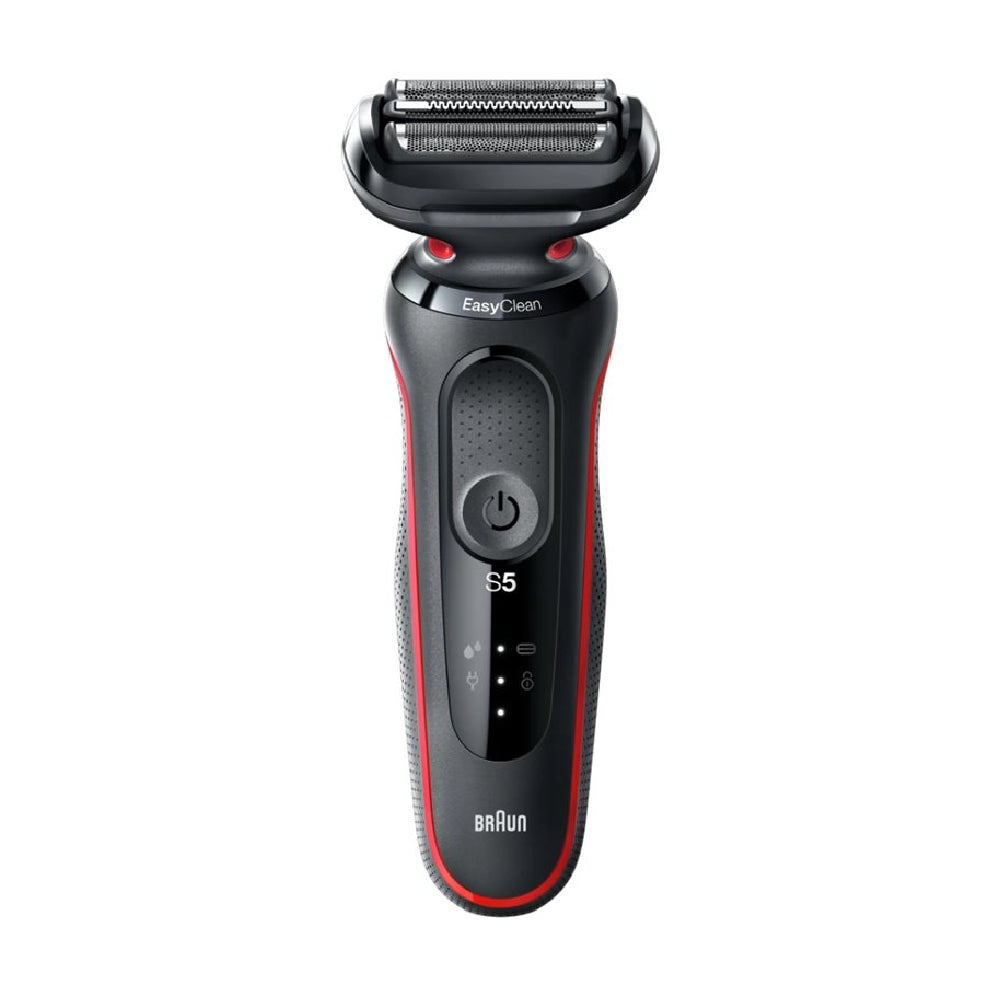 Braun | 51-R1000s | Shaver | Series 5 | Cordless | Wet & Dry | AutoSense | Black / Red