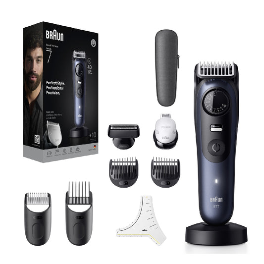 Braun | Series 7 BT7540 | Beard Trimmer | Cordless | 40 length steps | ProBlade | Gray / Black