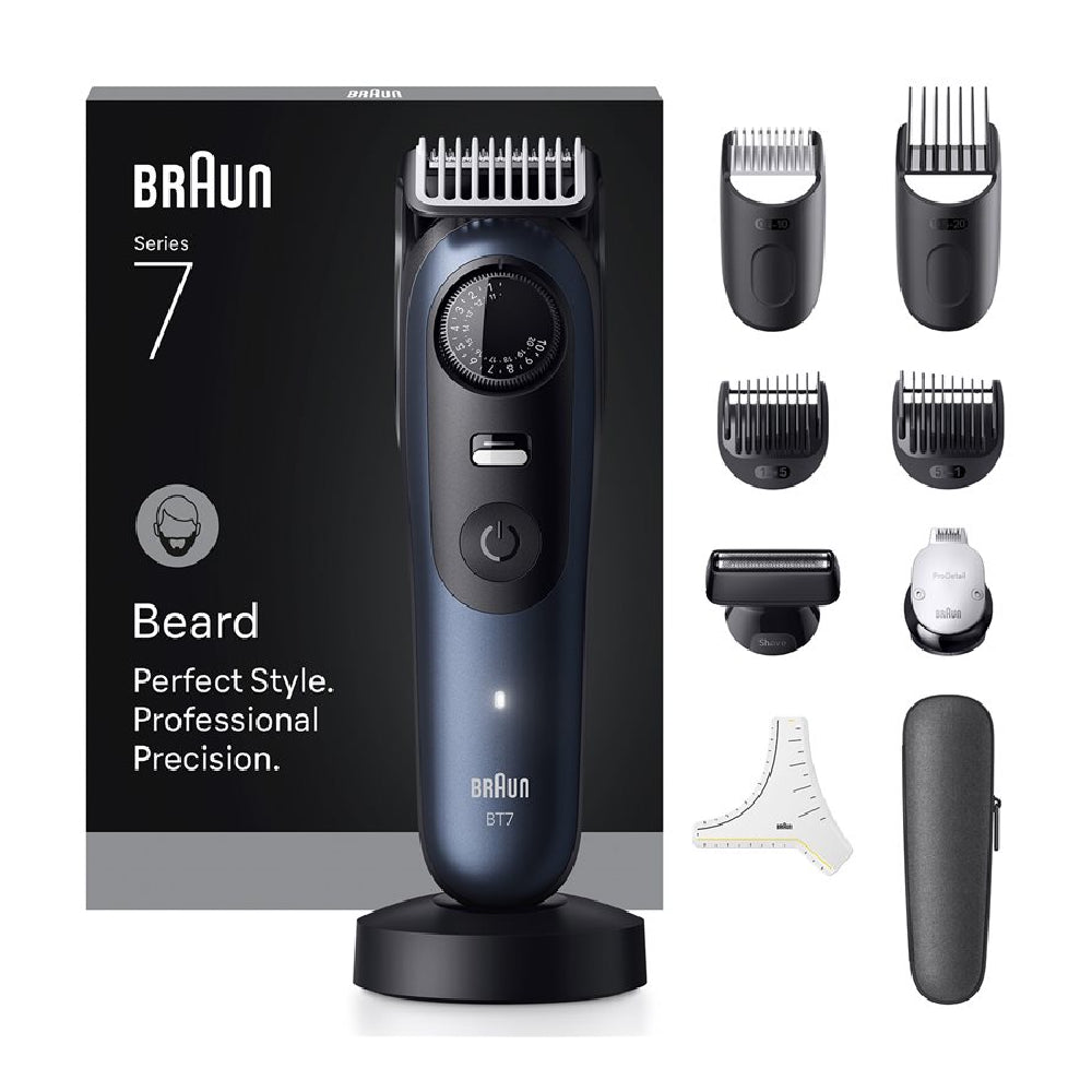 Braun | Series 7 BT7540 | Beard Trimmer | Cordless | 40 length steps | ProBlade | Gray / Black