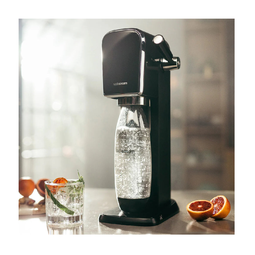 SodaStream | Art | Sparkling Water Maker | Quick Connect system | Mechanical lever control | Black