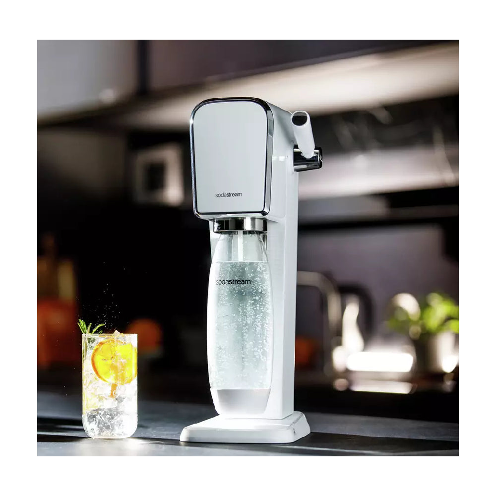 SodaStream | Art | Sparkling Water Maker | Quick Connect system | Mechanical lever control | White