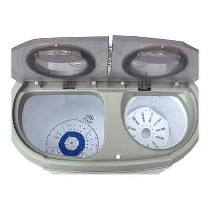 Camry | CR 8052 | Washing machine | Semi-automatic Twin Tub | Washing 3kg / Spin 1kg | 1300 RPM | White / Grey