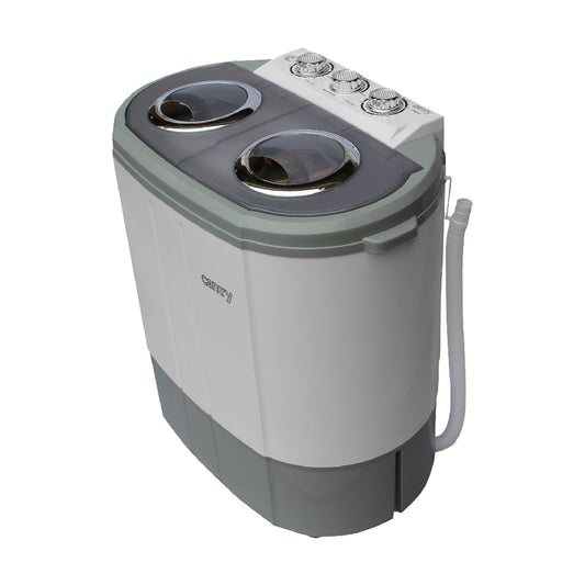 Camry | CR 8052 | Washing machine | Semi-automatic Twin Tub | Washing 3kg / Spin 1kg | 1300 RPM | White / Grey