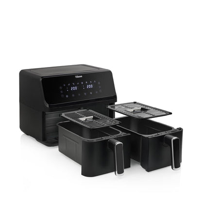 Tristar | FR-9026 | Double Basket Airfryer | 2700W | 8L (2x 4L) | 8 programs | Digital touch panel | Black