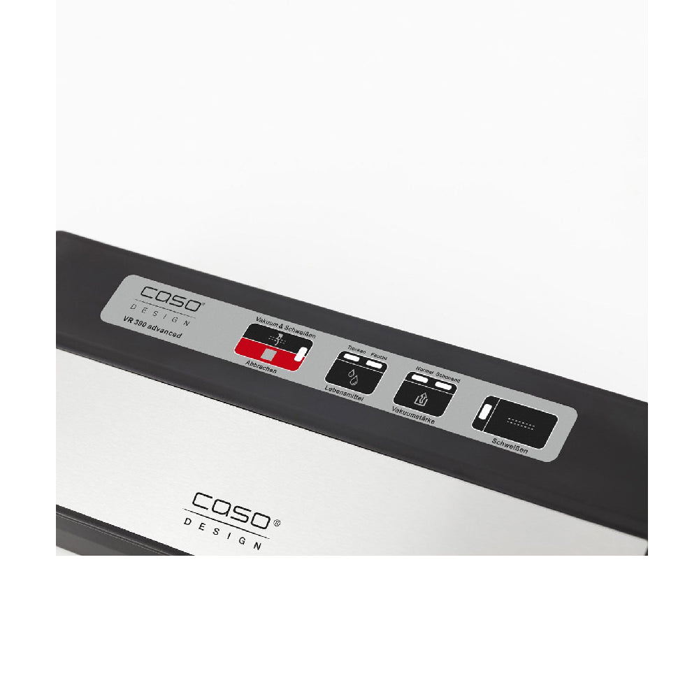 Caso | 01522 VR 390 advanced | Vacuum sealer | 110W | 12 l/min | Max 30cm seam | Cutter | Black / Silver