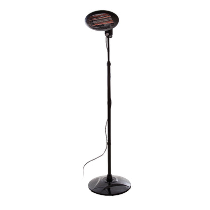 Sunred | SMQ2000A | Patio Heater | Elekra Quartz Standing | Infrared | 2000W | 3 settings | IP34 | Black