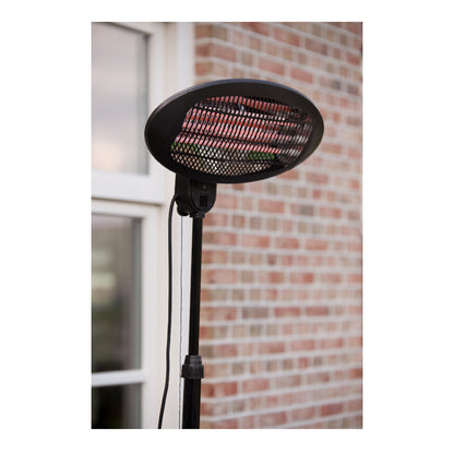 Sunred | SMQ2000A | Patio Heater | Elekra Quartz Standing | Infrared | 2000W | 3 settings | IP34 | Black