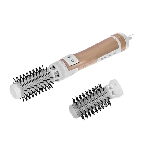 Rowenta | Hair straightening brush/hair dryer | CF9520F0 Compact | 1000 W | Gold | White