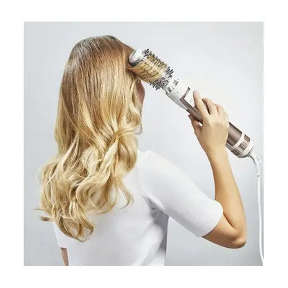 Rowenta | Hair straightening brush/hair dryer | CF9520F0 Compact | 1000 W | Gold | White
