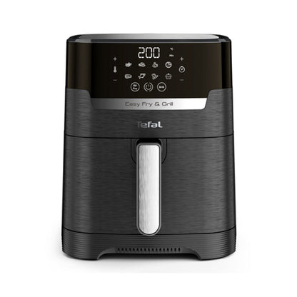 Tefal | EY505815 | Airfryer & Grill | Easy Fry and Grill | 1400W | 4.5L | 8 programs | Extra Crisp | Black