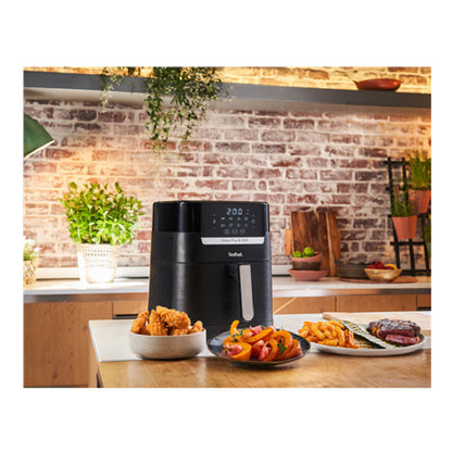 Tefal | EY505815 | Airfryer & Grill | Easy Fry and Grill | 1400W | 4.5L | 8 programs | Extra Crisp | Black