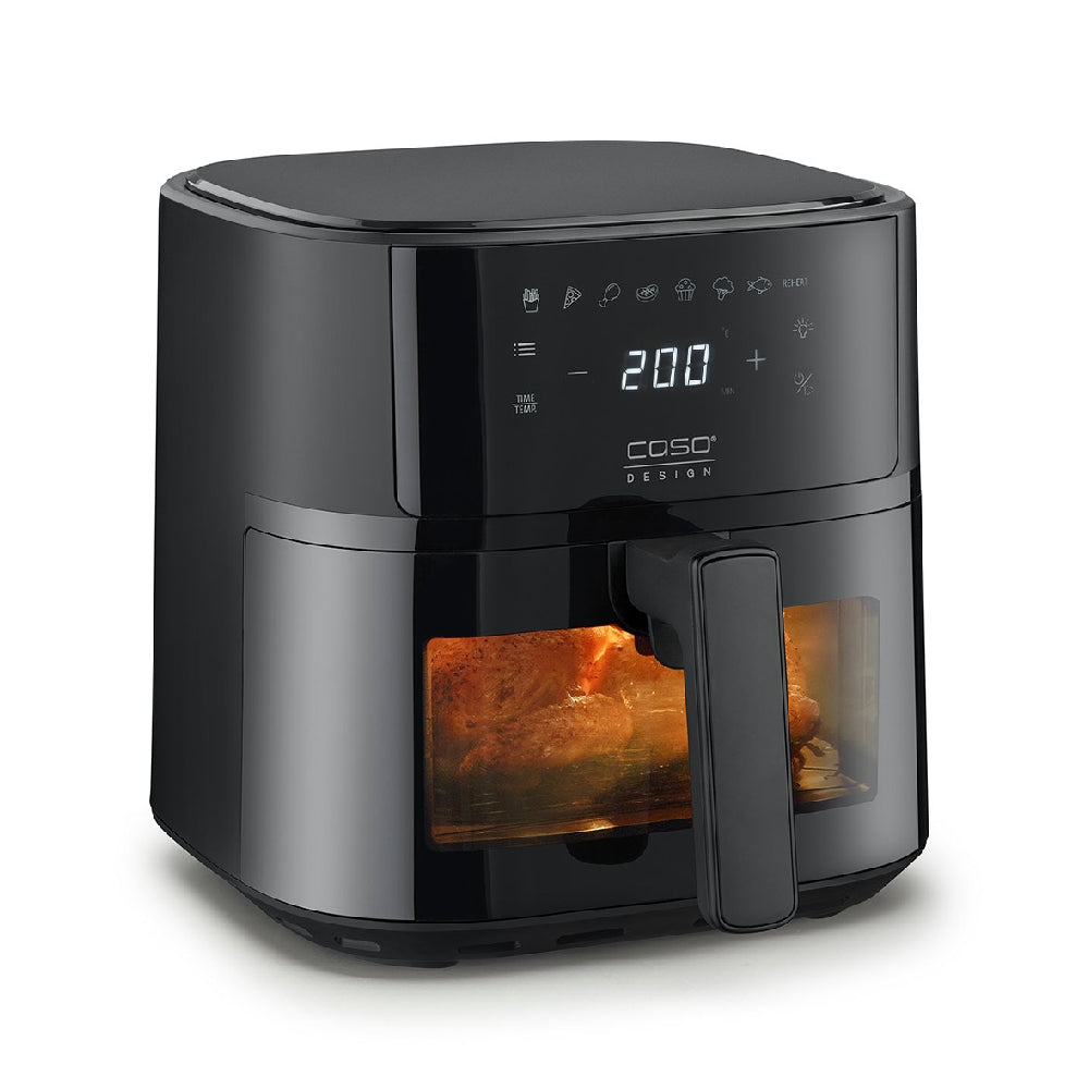 Caso | 03185 AirFry 6.0 | Airfryer | Designer Series | 1700W | 6L | 8 programs | 38 dB Ultra-Quiet | Black