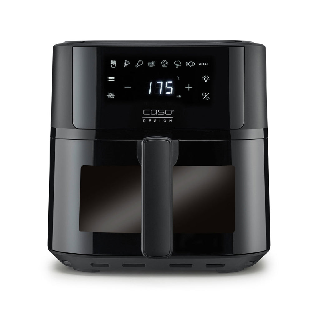 Caso | 03185 AirFry 6.0 | Airfryer | Designer Series | 1700W | 6L | 8 programs | 38 dB Ultra-Quiet | Black