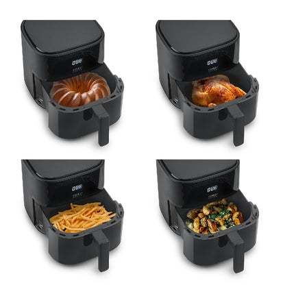 Caso | 03185 AirFry 6.0 | Airfryer | Designer Series | 1700W | 6L | 8 programs | 38 dB Ultra-Quiet | Black