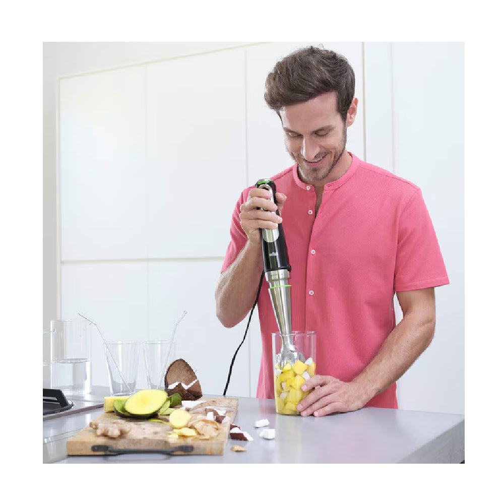 Braun | MQ 9135XI | Hand blender | MultiQuick 9 | 1200W | SmartSpeed | ActiveBlade | 0.5L Chopper | Black / Silver