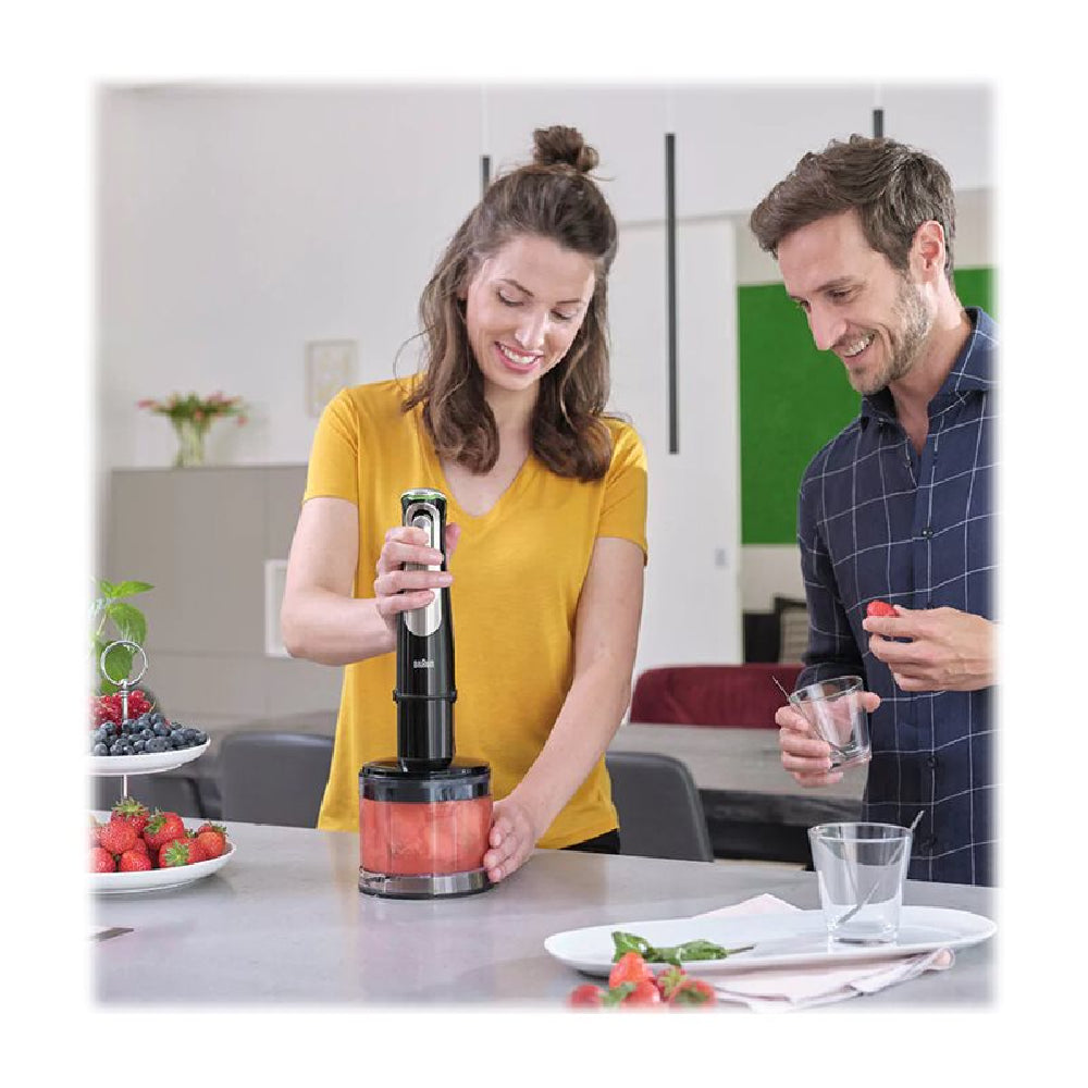 Braun | MQ 9135XI | Hand blender | MultiQuick 9 | 1200W | SmartSpeed | ActiveBlade | 0.5L Chopper | Black / Silver