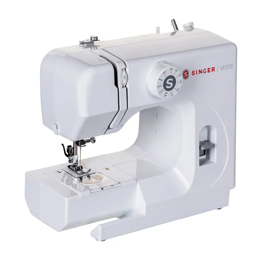 Singer | M1005 | Sewing Machine | 11 stitches | 1-step Buttonhole | Free Arm | Auto Threading | White