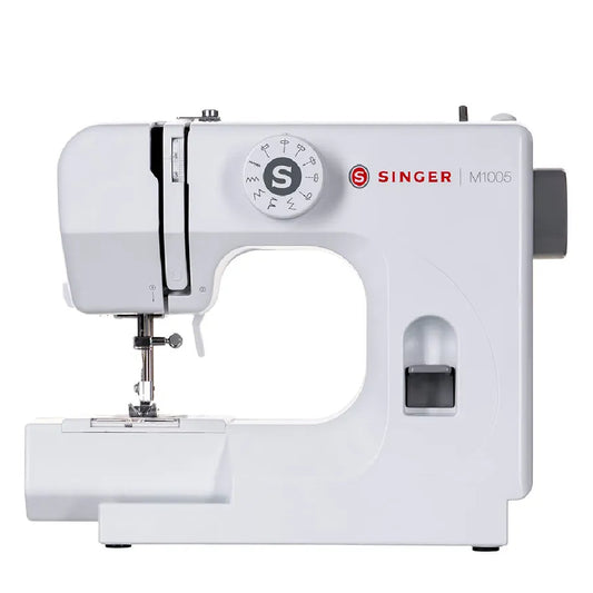Singer | M1005 | Sewing Machine | 11 stitches | 1-step Buttonhole | Free Arm | Auto Threading | White