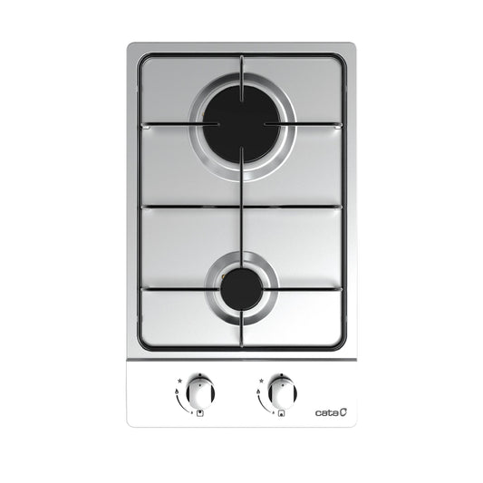 Cata | GI 3002 X | Built-in Hob | Domino | Gas | 2 zones | Electric Ignition | Gas Stop | Stainless Steel