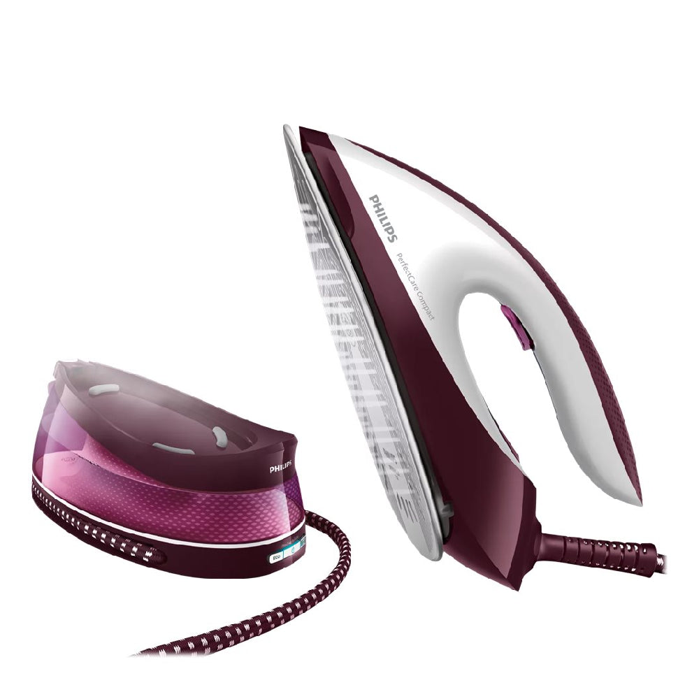Philips | GC7842/40 | Steam generator iron | 2400W | 6.5bar | 120g/min | Auto Shut-Off | Purple / White