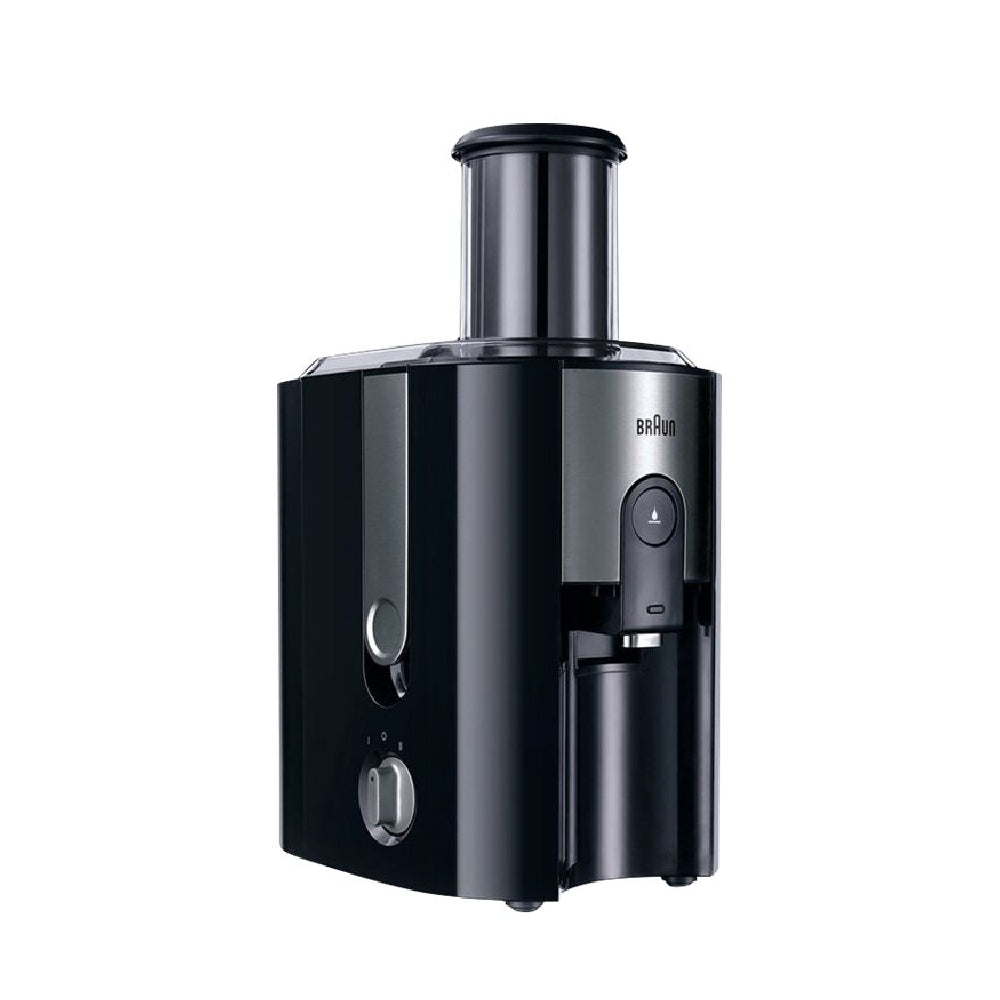 Braun | J500 Black | Juicer | 900W | 75mm Chute | 2 speeds | Anti-drip | Black