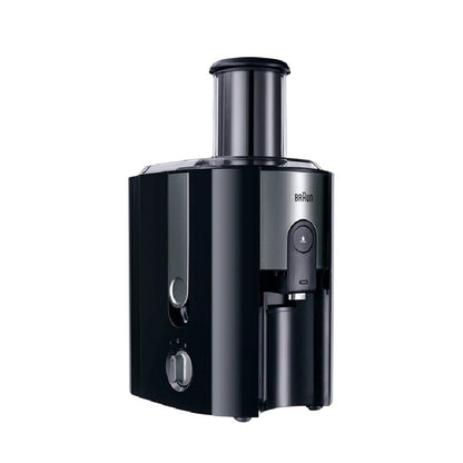 Braun | J500 Black | Juicer | 900W | 75mm Chute | 2 speeds | Anti-drip | Black