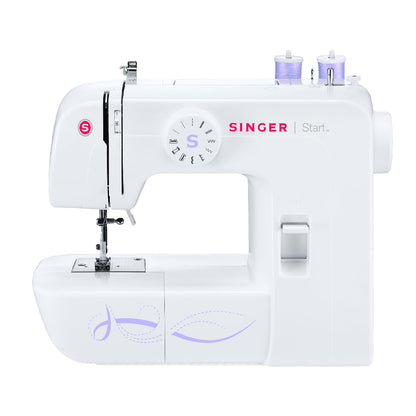 Singer | START 1306 | Sewing machine | 6 stitches | 4-Step Buttonhole | Vertical Shuttle | Free arm | White