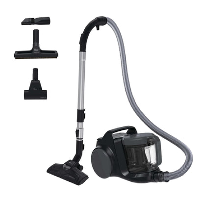 Hoover | HP210P 011 | Vacuum Cleaner | 800W | 2.5L | Cyclonic | EPA Filter | Pet Turbo Brush | Urban Black