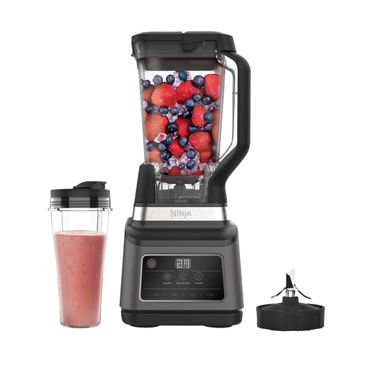 Ninja | BN750EU | Mixer Blender 2in1 | 1200W | 2.1L + 0.7L | Auto-iQ | 3 speeds | Black / Silver