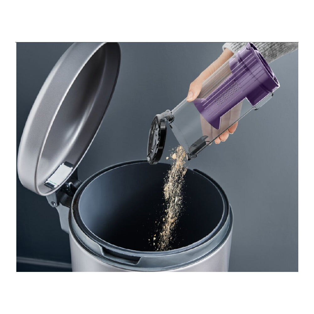 Tefal | TY6A31WO | Vacuum cleaner - cordless | 140W | Stick/handheld | Autonomy 45 min | Black / Purple